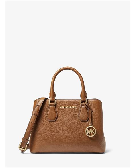 MICHAEL MICHAEL KORS Camille small pebbled leather .